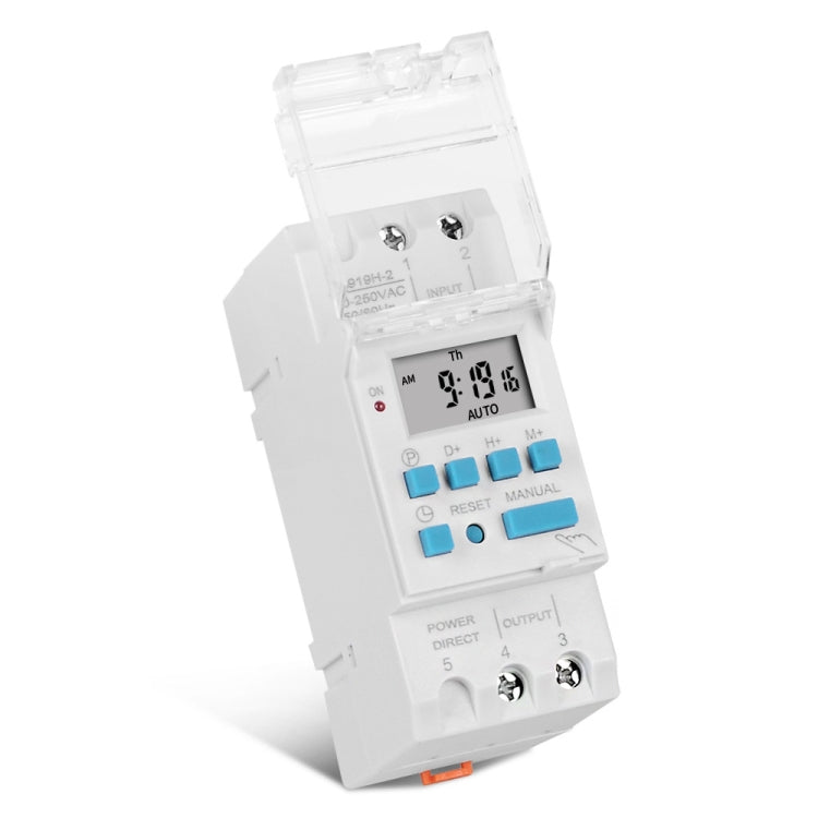 Controller di temporizzazione ciclo automatico con uscita in tensione su guida DIN 16A a 4 pin, SINOTIMER TM919H-1 110V, SINOTIMER TM919H-2 220V, SINOTIMER TM919H-3 24V, SINOTIMER TM919H-4 12V, SINOTIMER TM919H-5V, SINOTIMER TM919HK 85-265V AC