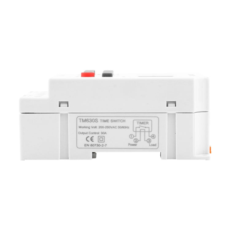 SINOTIMER TM630S-2 220V 30A Timer Interruttore 1 Secondo Intervallo Settimanale Relè Temporale Programmabile, 220V