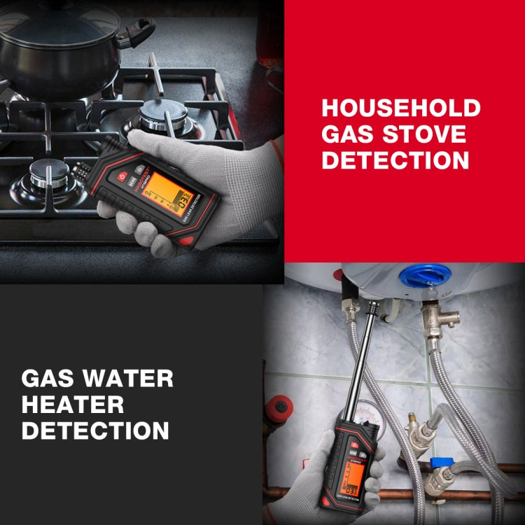 Rilevatore di gas portatile ricaricabile HABOTEST, HT629
