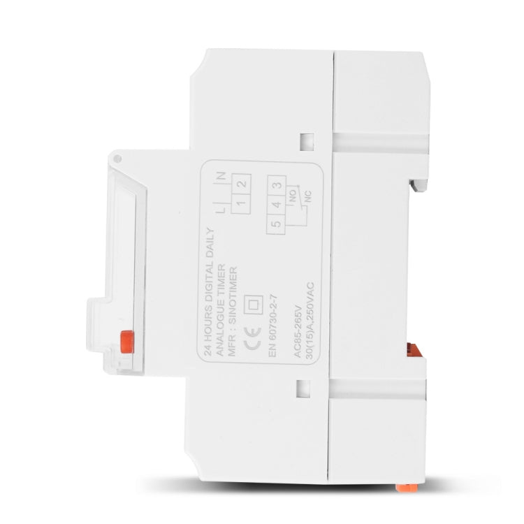 SINOTIMER TM929BKL 85-265V 30A 24 ore Digitale Analogico Din Modulo Interruttore Tempo con Retroilluminazione, 30A