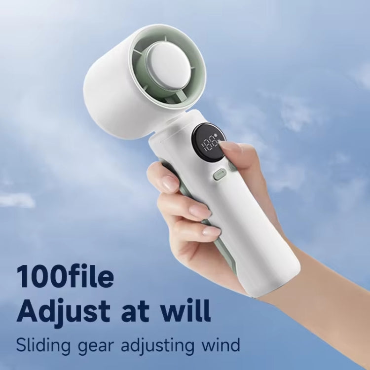 Ventilatore portatile Turbo piccolo per esterni, ventola di raffreddamento a 100 velocità, batteria integrata da 4000 mAh