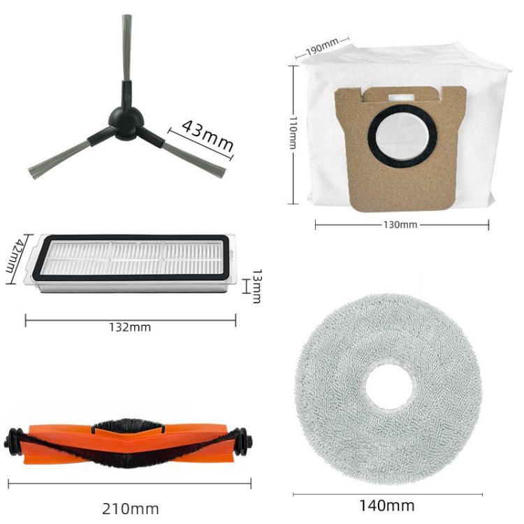 Per Xiaomi Robot Vacuum X20 Max Parti Accessori, 13 In 1, 17 In 1, 21 In 1, 30 In 1, 42 In 1