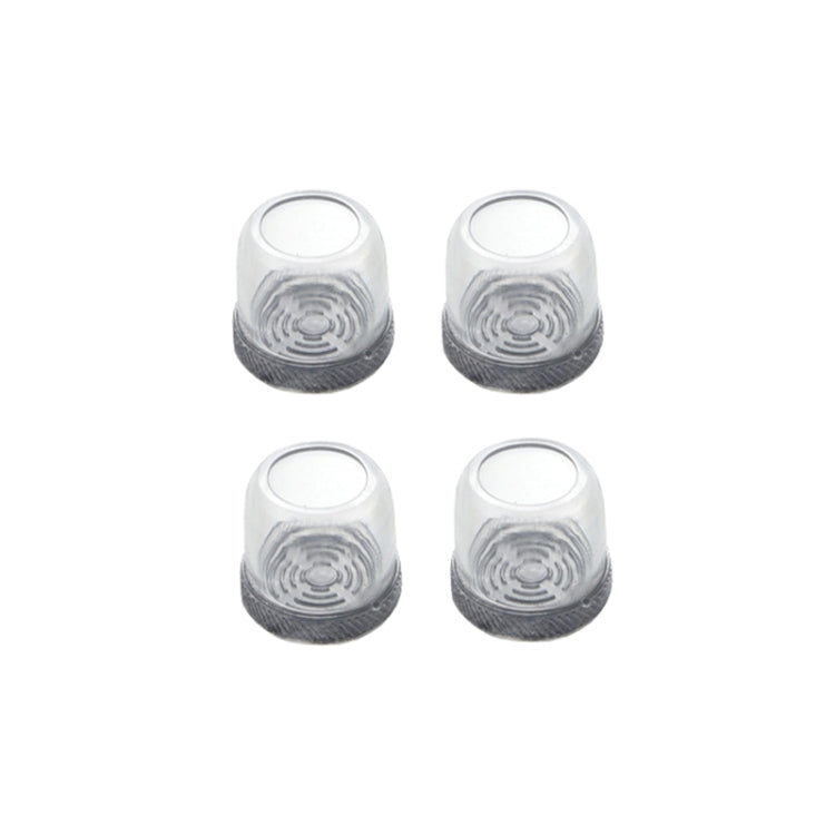 4 pezzi / set coprigambe per sedie e tavoli resistenti all'usura spessi, protezione per piedi per sgabelli silenziosi e antiscivolo, Mini Small Round Transparent, Mini Small Round Light Gray, Mini Small Round Light Brown, Mini Small Square Transparent