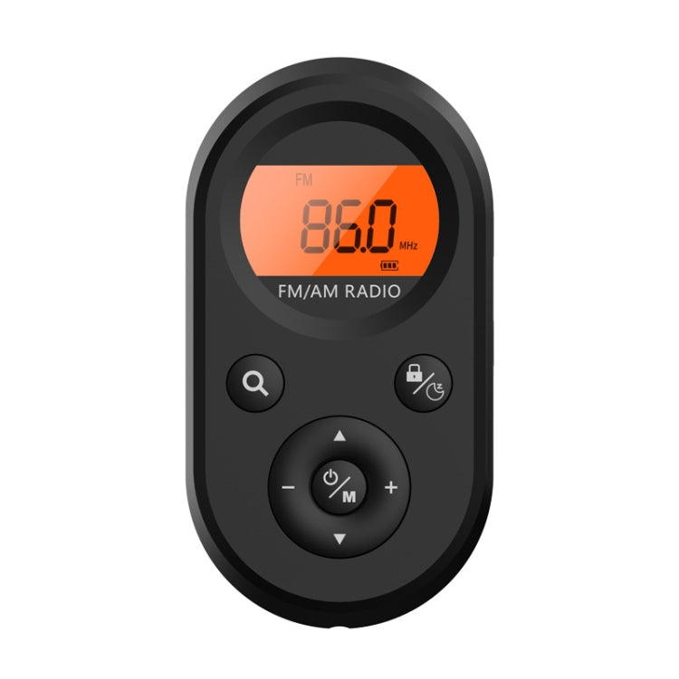 M01 Mini Radio FM/AM Portatile Ricaricabile con Retroilluminazione