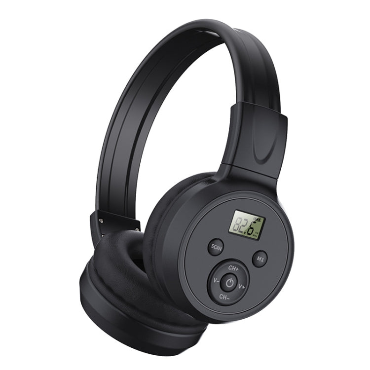 F4 Display digitale Scansione automatica Radio FM pieghevole Cuffia, Charging Version, Battery Version