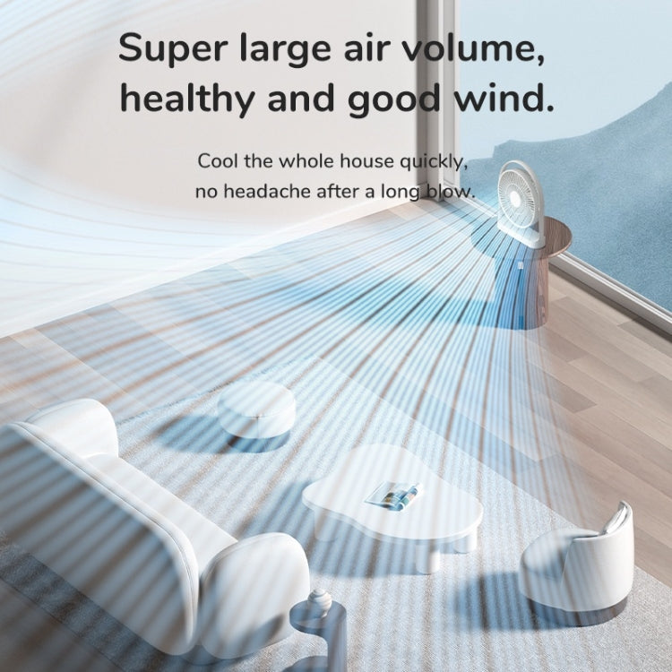 JisuLife FA27 Ventilatore da tavolo wireless ricaricabile Mini ventilatore da tavolo per ufficio
