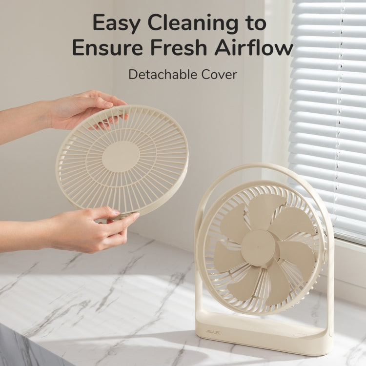 JisuLife FA27 Ventilatore da tavolo wireless ricaricabile Mini ventilatore da tavolo per ufficio