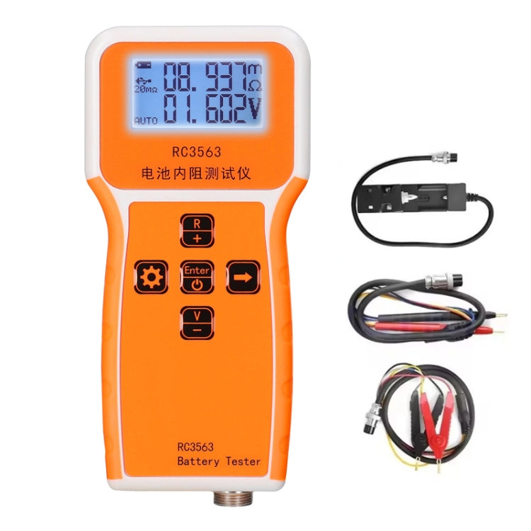Tester di resistenza interna della tensione della batteria ad alta precisione, Host, Host+Clip, Host+Probe, Host+Clamp, Host+Probe+Clip+Clamp