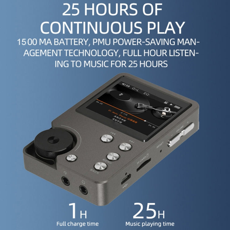 Lettore musicale HIFI Lossless DSD256 MP3 sportivo, Without TF Card, With 64GB TF Card, With 128GB TF Card