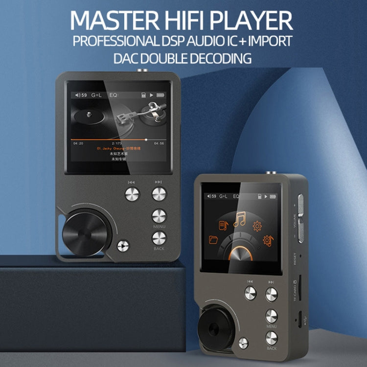 Lettore musicale HIFI Lossless DSD256 MP3 sportivo, Without TF Card, With 64GB TF Card, With 128GB TF Card