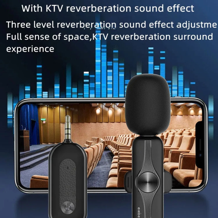Ricevitore da 3,5 mm Microfono Lavalier wireless Set treppiede con luce di riempimento da 9 pollici per fotografia dal vivo, Single Mic, Double Mic