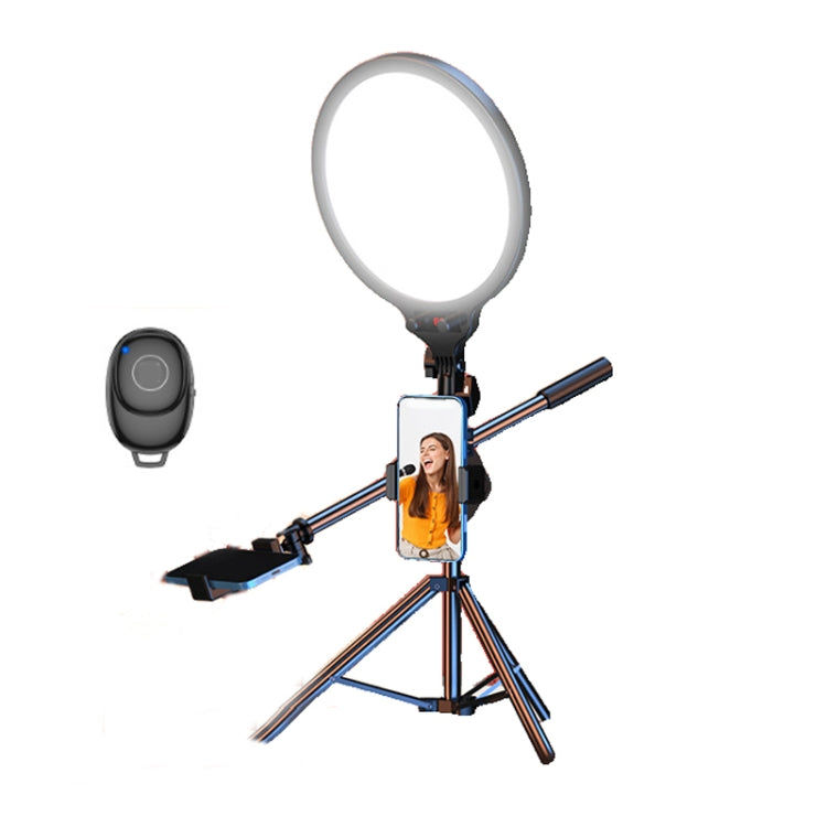 Set di treppiedi per selfie ad anello luminoso a schermo intero da 12,6 pollici per streaming live, 55cm Bracket, 55cm Overhead Shot, 210cm Bracket, 210cm Overhead Shot