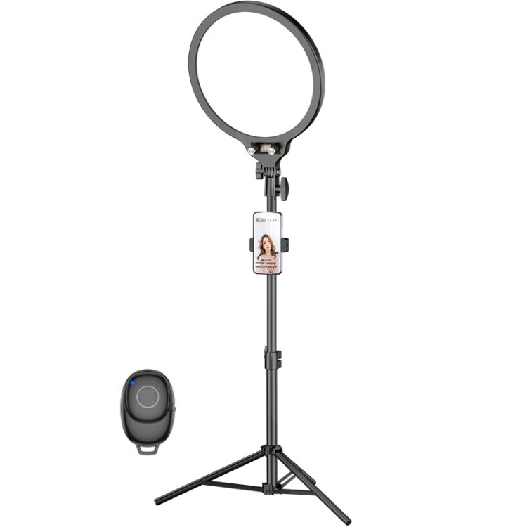 Set di treppiedi per selfie ad anello luminoso a schermo intero da 12,6 pollici per streaming live, 55cm Bracket, 55cm Overhead Shot, 210cm Bracket, 210cm Overhead Shot