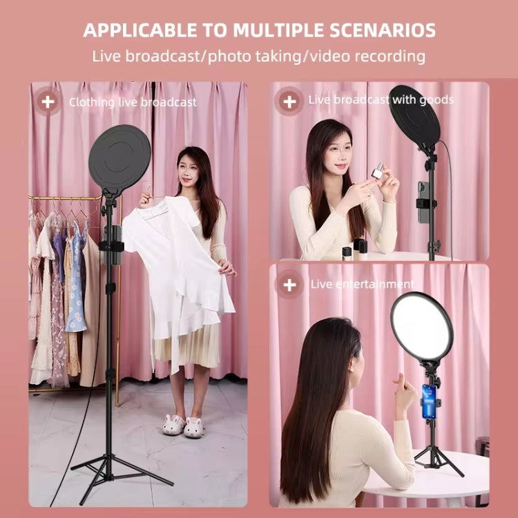 Set di treppiedi per selfie ad anello luminoso a schermo intero da 10,2 pollici per streaming live, 55cm Bracket, 55cm Bracket With Remote Control, 210cm Bracket, 210cm Bracket With Remote Control, 55cm Overhead Shot, 210cm Overhead Shot