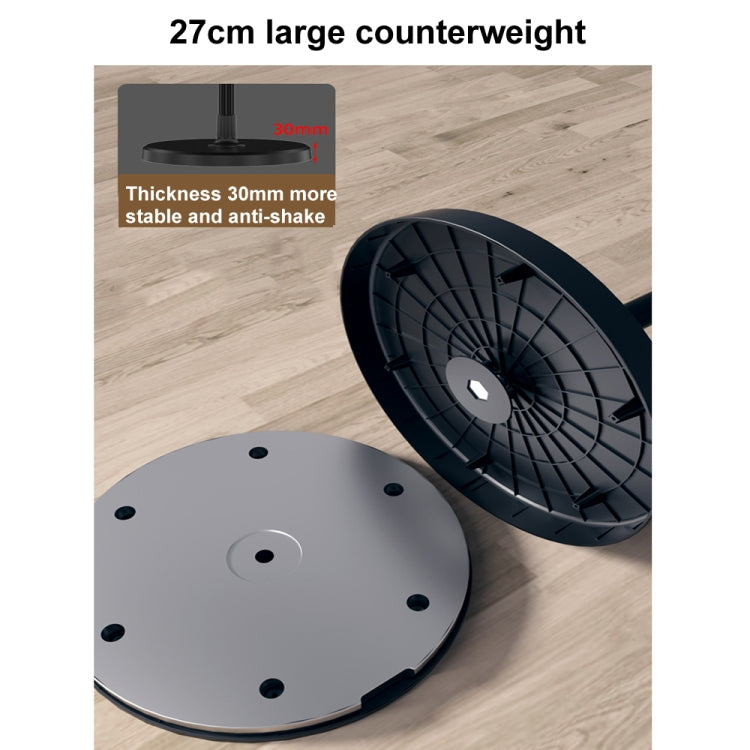 Supporto da pavimento per telefono cellulare da 1,7 m Supporto per riprese dall'alto Supporto pigro retrattile, Only Stand, With Fill Light, With Remote Control, With Control+Light