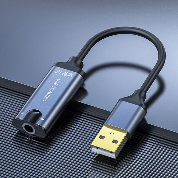 Scheda audio USB JINGHUA Z17 con cavo Convertitore audio per auricolari per telefono cellulare, 0.2m, 0.5m