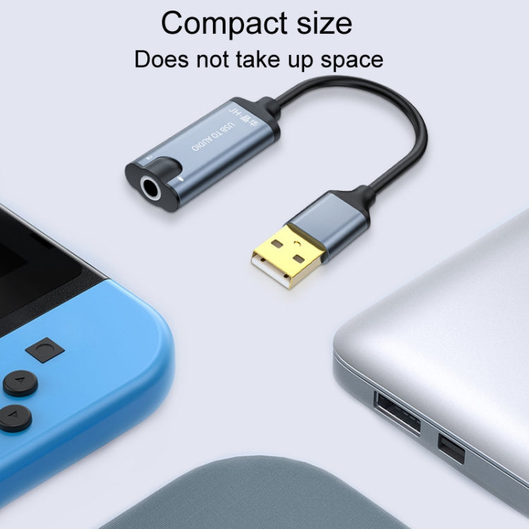 Scheda audio USB JINGHUA Z17 con cavo Convertitore audio per auricolari per telefono cellulare, 0.2m, 0.5m