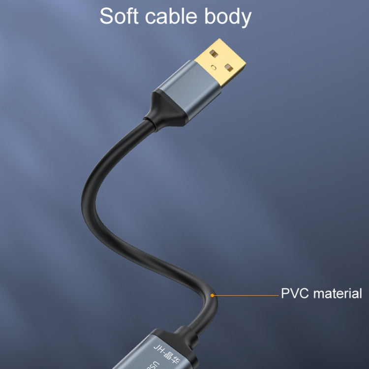 Scheda audio USB JINGHUA Z17 con cavo Convertitore audio per auricolari per telefono cellulare, 0.2m, 0.5m