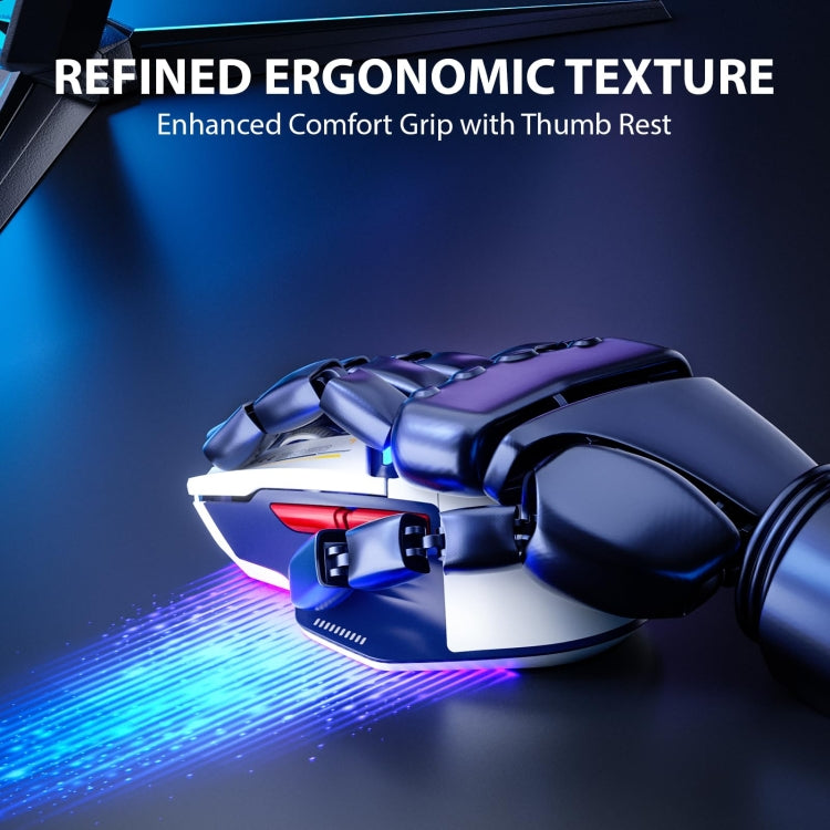Mouse per computer da ufficio per giochi Bluetooth wireless Inphic IN9 Tri-mode