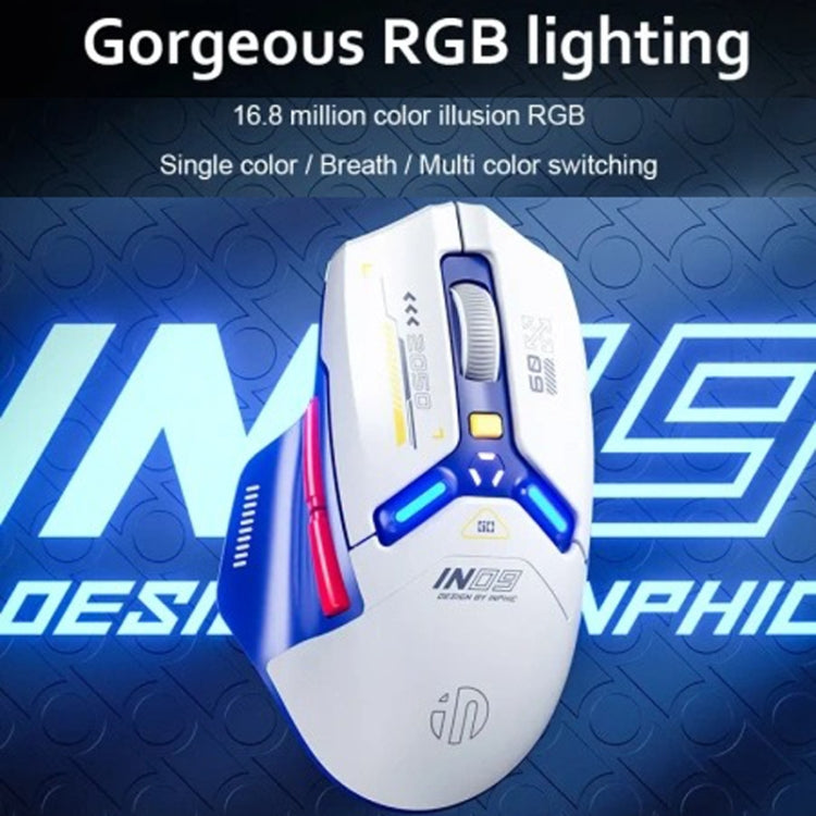 Mouse per computer da ufficio per giochi Bluetooth wireless Inphic IN9 Tri-mode