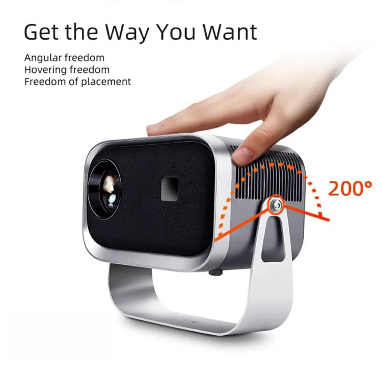 Mini proiettore portatile Smart Home Theater, Android 4K HD Version, Same Screen Version For Mobile Phone