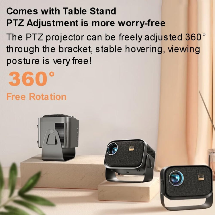 Mini proiettore portatile Smart Home Theater, Android 4K HD Version, Same Screen Version For Mobile Phone