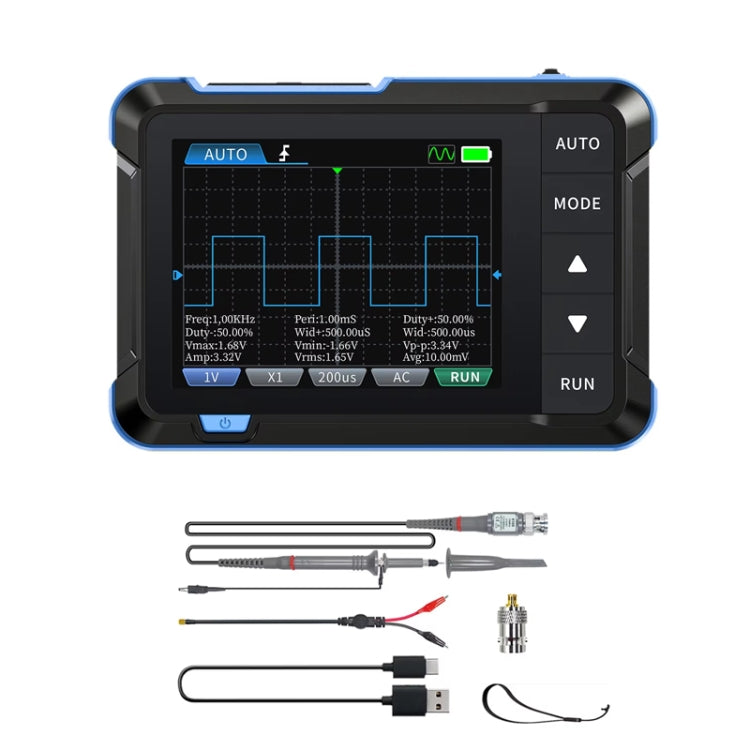 FNIRSI 2 in 1 Mini generatore di segnale oscilloscopio digitale portatile, Standard, Upgrade