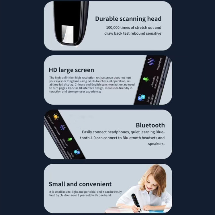 Versione internazionale Multi-lingua Fotocamera Scansione Traduzione offline Penna
