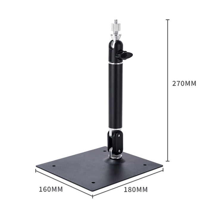 Supporto per proiettore con struttura interamente in metallo con supporto cardanico che supporta una rotazione di 360 gradi