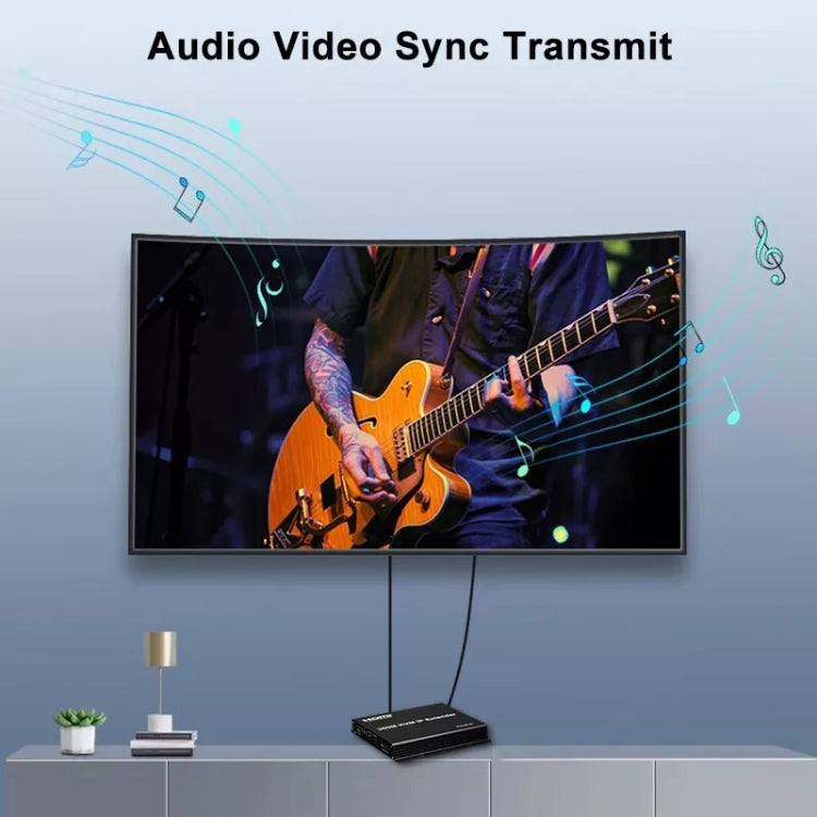 Extender HDMI IP 300M Trasmissione video HD, trasmettitore + ricevitore, US Plug, UK Plug, EU Plug