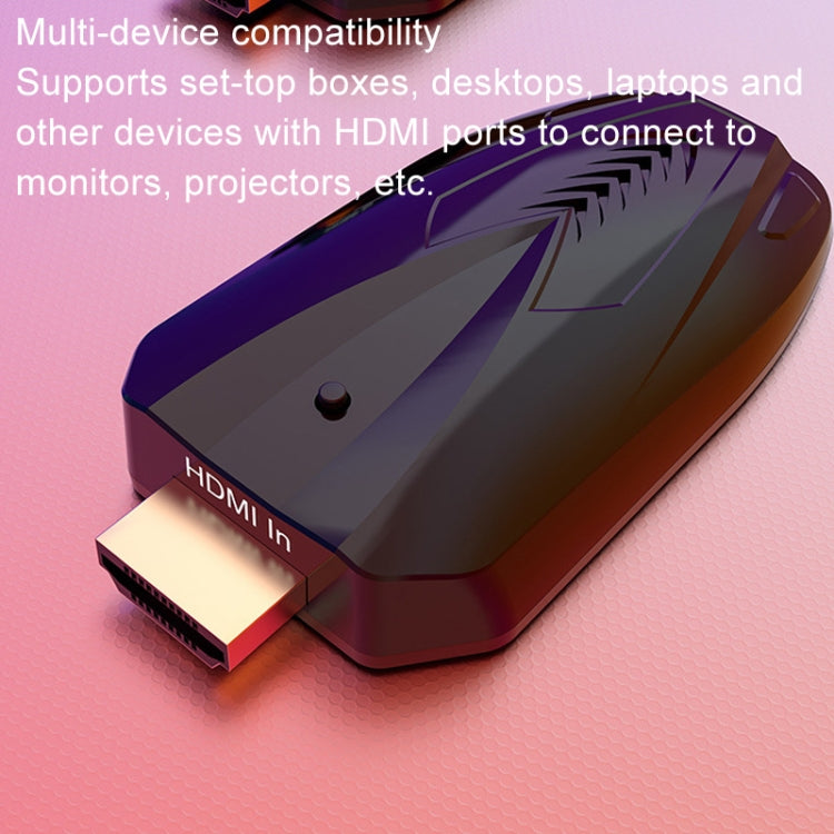 Extender wireless HDMI 150m 1080P attraverso la parete, trasmettitore + ricevitore, 150m