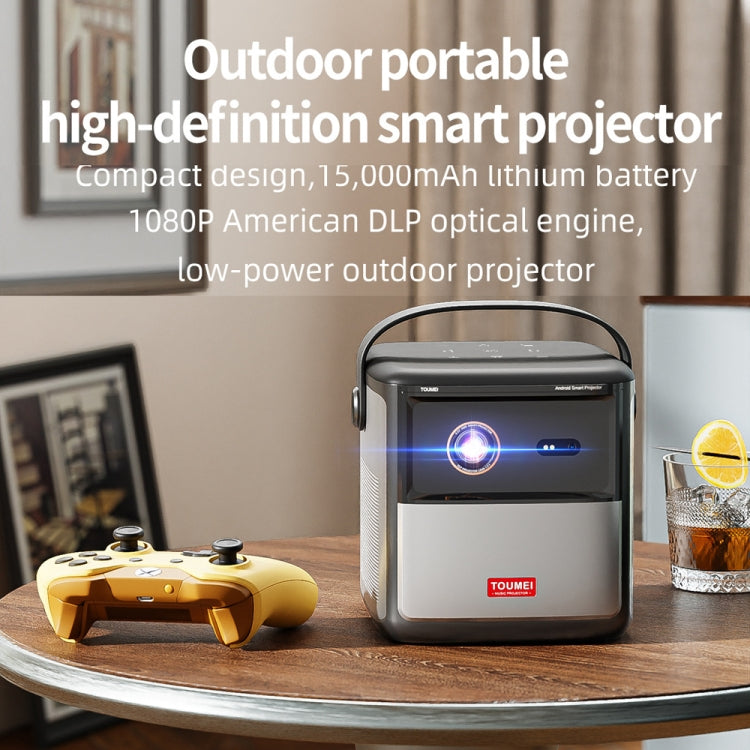 Proiettore wireless TOUMEI S8 1080P/4K DLP Android 11.OS Wifi 3D, US Plug, UK Plug, EU Plug