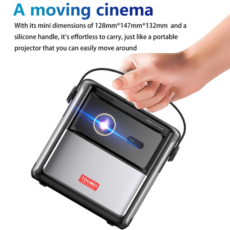 Proiettore wireless TOUMEI S8 1080P/4K DLP Android 11.OS Wifi 3D, US Plug, UK Plug, EU Plug