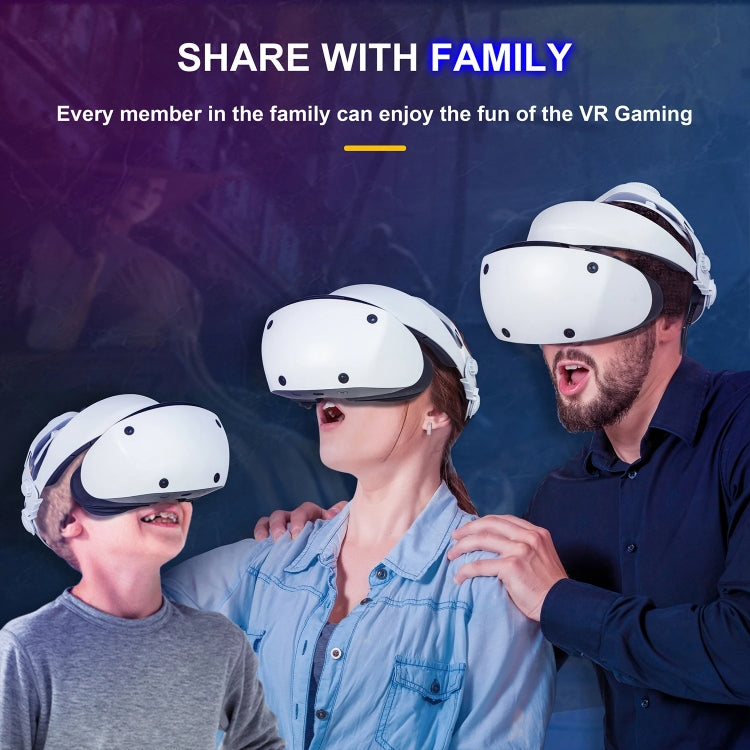 DEVASO per PlayStation VR 2 Elite Fascia per la testa antiscivolo comoda e leggera, For PlayStation VR 2 ABS