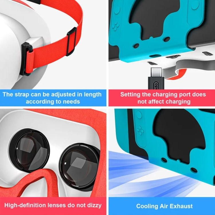 DEVASO compatibile con Switch / Switch OLED Gaming Console Occhiali VR, 1127225