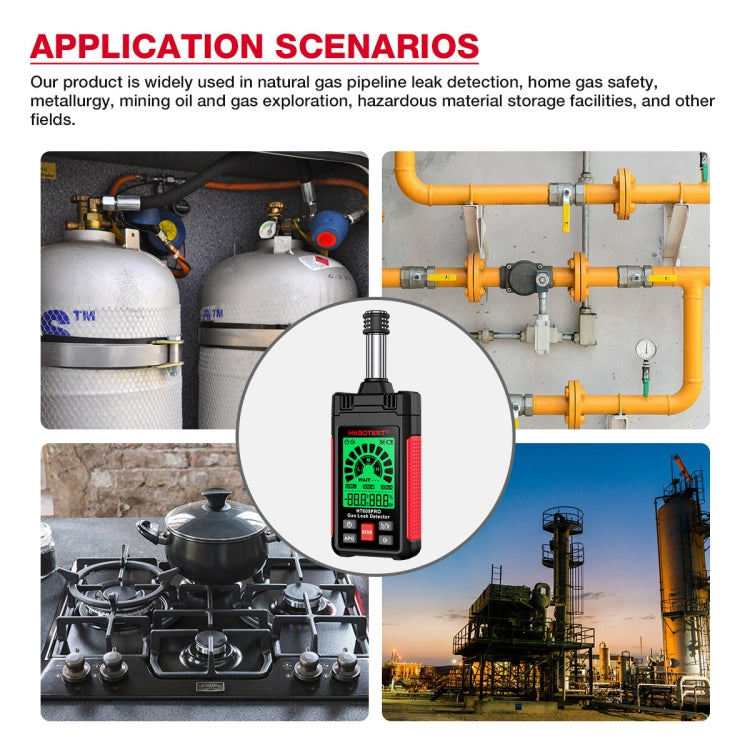 Rilevatore di perdite di gas metano combustibile HABOTEST, HT609PRO