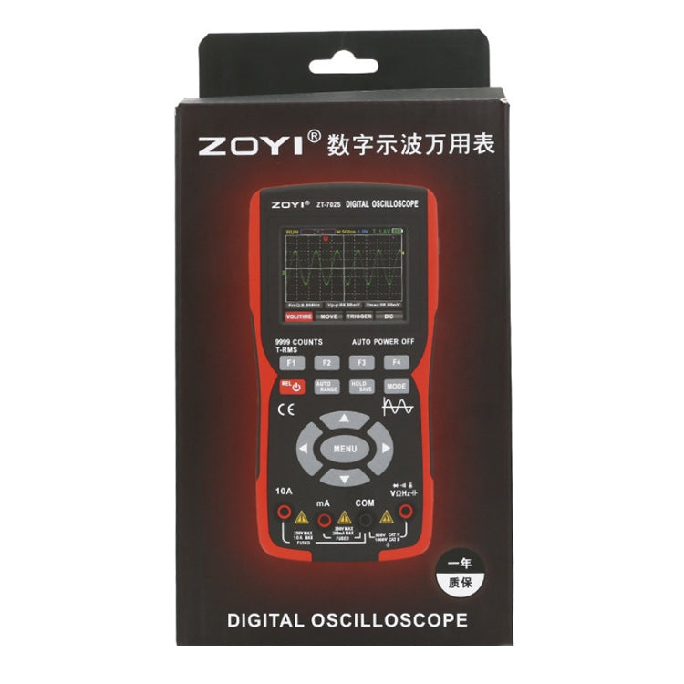 ZOYI Multimetro oscilloscopio digitale portatile multifunzione con schermo a colori