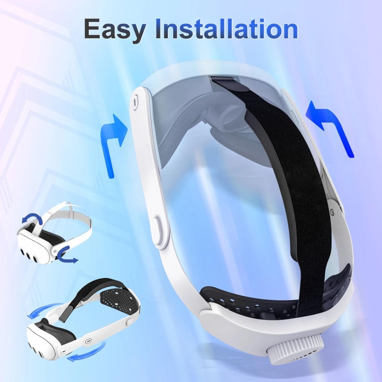 Per Meta Quest 3 / 3S DEVASO Elite Headwear VR Occhiali Fascia, For Meta Quest 3 / 3S