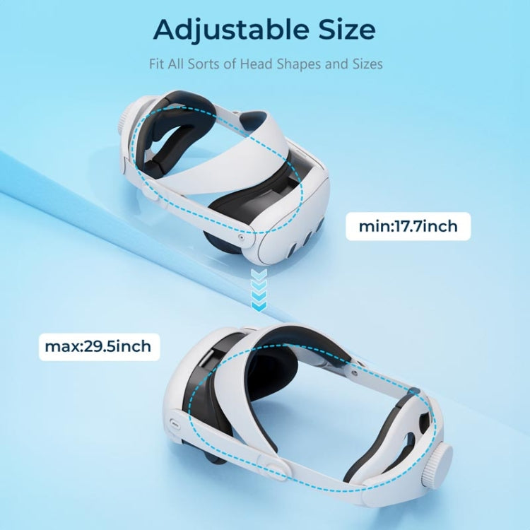 Per Meta Quest 3 STARTRC GAMES Elite Headwear Regolabile Balance Gravity Headband Decompressione Comfort Accessori, For Meta Quest 3