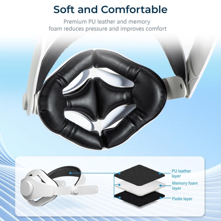 Per Meta Quest 3 STARTRC GAMES Elite Headwear Regolabile Balance Gravity Headband Decompressione Comfort Accessori, For Meta Quest 3