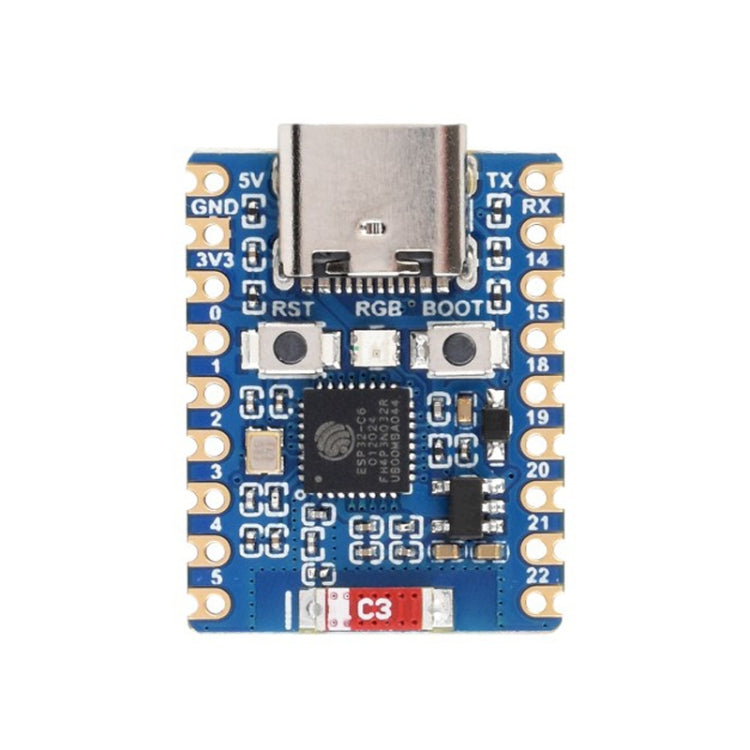 Scheda di sviluppo Waveshare ESP32-C6 Mini WiFi 6 e Bluetooth 5 a doppio processore, Zero, Zero-M