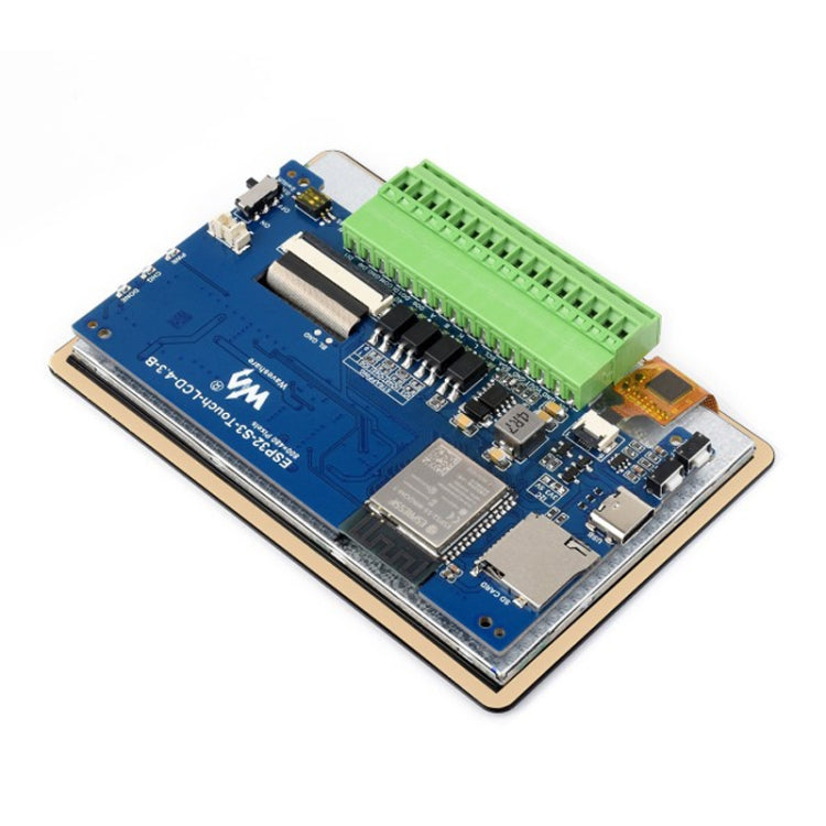 Scheda di sviluppo LCD touch Waveshare ESP32-S3 da 4,3 pollici 800×480, 4.3-inch without Case, 4.3-inch with Case