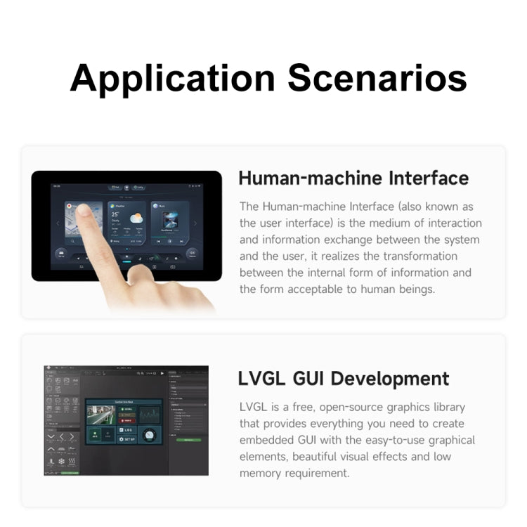 Scheda di sviluppo per display touch Waveshare ESP32-S3 da 7 pollici 800 x 480, 7-Inch