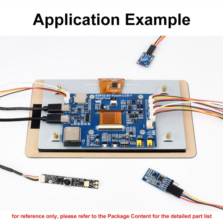 Scheda di sviluppo per display touch Waveshare ESP32-S3 da 7 pollici 800 x 480, 7-Inch