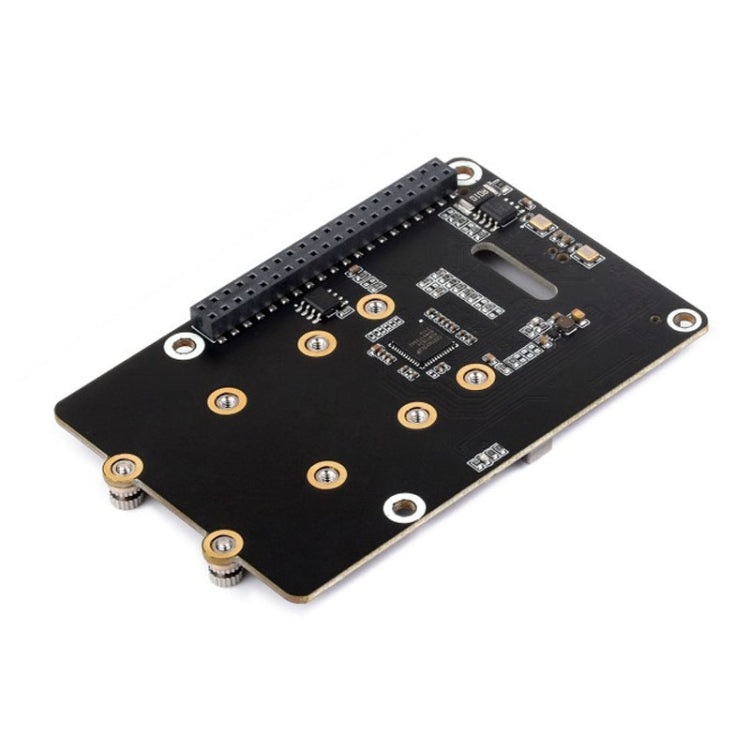 Waveshare per Raspberry Pi 5 PCIe a 2-Ch M.2 Adattatore Tipo B Protocollo NVMe, 27710