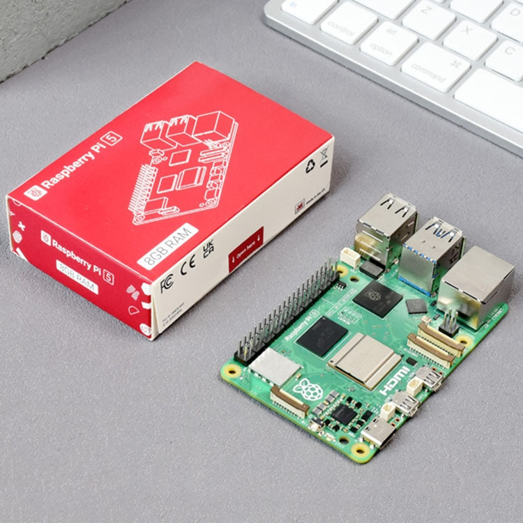 Waveshare per Raspberry Pi 5 2.4GHz Quad-Core BCM2712 Scheda di sviluppo del processore, 2GB, 4GB, 8GB
