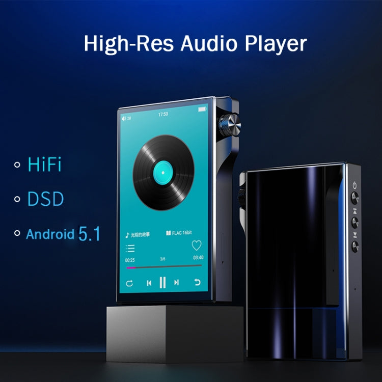 Lettore musicale touch MP3 DSD da 4,0 pollici con risoluzione elevata e mastering di qualità, Q8
