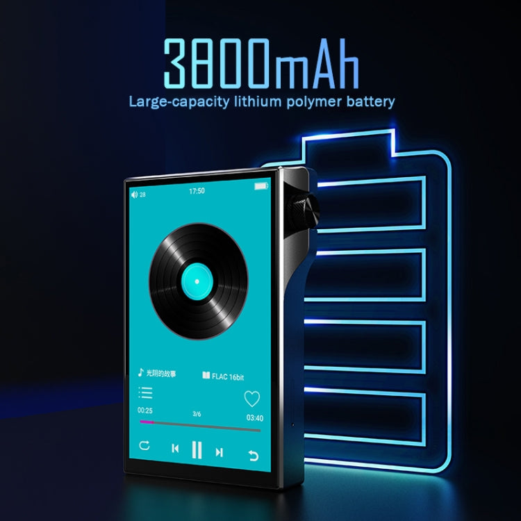 Lettore musicale touch MP3 DSD da 4,0 pollici con risoluzione elevata e mastering di qualità, Q8