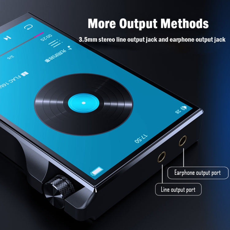 Lettore musicale touch MP3 DSD da 4,0 pollici con risoluzione elevata e mastering di qualità, Q8