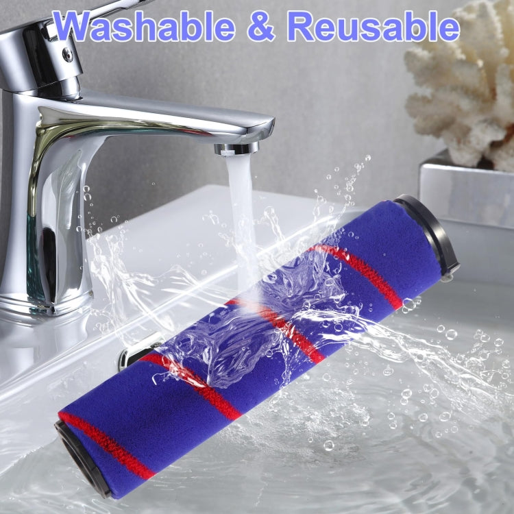 Testa di aspirazione in velluto morbido con luce di visualizzazione della polvere a gamma completa, For Dyson V7 V8 V10 V11 V15, For Dyson V6, For Dyson V12 Slim / V10 Slim